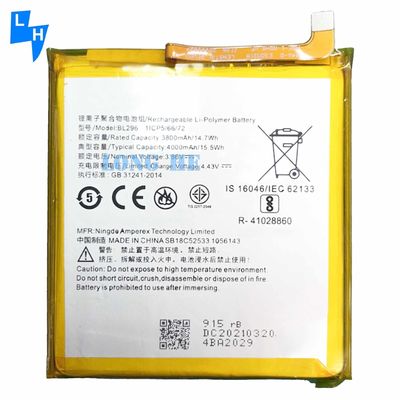Protección de doble IC 4000mAh BL296 Batería para Lenovo Z6 L78121 Z6pro Z6 Pro L78051