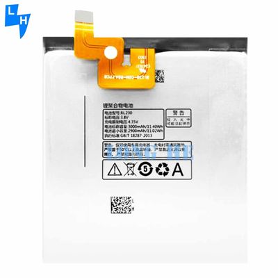 BL230 4.35V 3000mAh Batería de teléfono celular para Lenovo Vibe Z2 Z2W Z2T Capacidad original