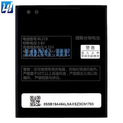 Lenovo S810T A768T A889 A916 S856 Batería BL219 100% Compatible 3.8V 2500MAH Polímero para teléfono