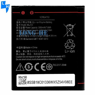 Lenovo A2010 A1000 A2580 A2860 A3800D Teléfono móvil BL253 Reemplazo de batería en negro
