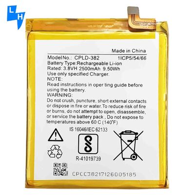 Batería avanzada y personalizada CPLD-382 E503 de teléfono móvil para Coolpad NOTE 3 Lite