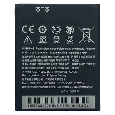 BOPE6100 Baterías recargables de li-polímero para teléfono móvil HTC Desire 620 M5 3.7V 2100mAh