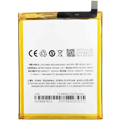 BA711 Batería de teléfono móvil para Meizu Meilan 6 M6