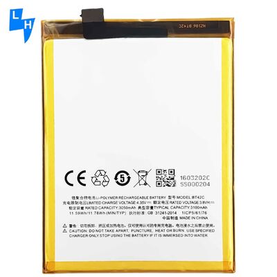 500 piezas OEM BT42C Meizu Blue Charm Note2 Batería de teléfono móvil para MeiZu M2 NOTE