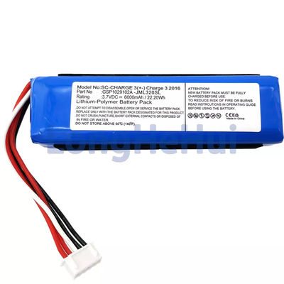 Batería de altavoz de reemplazo GSP1029102A para JBL-Charger 3 2016 3.7V JML320SL JML330SL