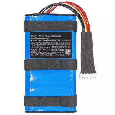 Batería de li-polímero 7.4V 10000mAh para JBL-BoomBox 2 Reemplazo de altavoces Sun-Inte-213 218