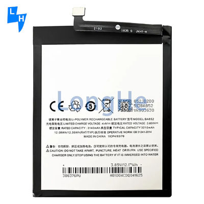 Baterías recargables BA852 Batería de teléfono móvil original para Meizu X8