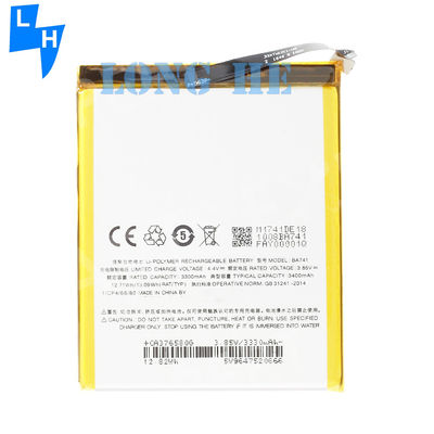100% Compatible BA741 Batería de litio de polímero para Meizu E2 3400mAh 3.85V teléfono móvil