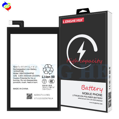 UBATIA284AFN2 3.85V 2500mAh Batería de polímero de litio para teléfono móvil Sharp RC Durable