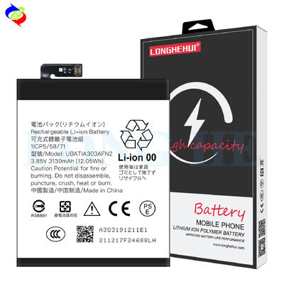 Batería recargable de teléfono móvil 3130mAh Capacidad UBATIA303AFN2 para Sharp Zero 2