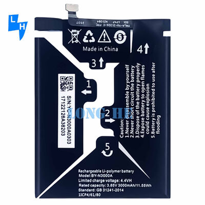 Batería móvil de reemplazo 100% compatible BY-N3000A para Gionee Baterías de iones de litio originales para móvil