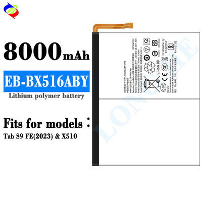 Batería de tableta de 8000mAh EB-BX516ABY para Tab s9 FE2023 X510 100% Batería de teléfono de salud