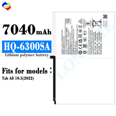 Batería HQ-6300SA para tabletas para Tab A8 10.5 2022 7040mAh